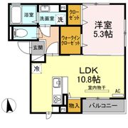 コンフォール西田の間取り画像