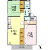 グランディールU B棟の間取り画像
