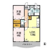 メルヴェイユの間取り画像