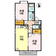 セジュールSAKUDAⅢの間取り画像
