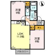 クロワッサンスの間取り画像