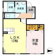 クロワール Bの間取り画像