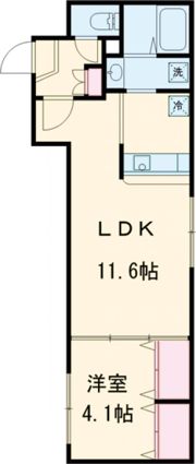 INFINITY南平岸の間取り画像