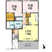 グレイスハイム ABの間取り画像