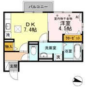 よろづや5 Aの間取り画像