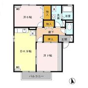 シャインハイツの間取り画像