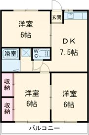 サニーヴィレッジ Ⅱの間取り画像