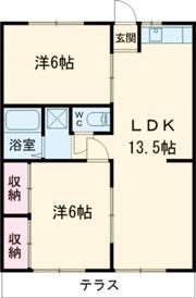 サニーヴィレッジ Ⅱの間取り画像