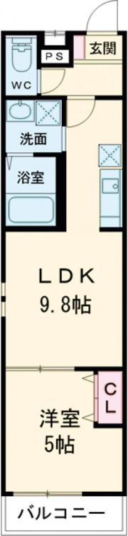フジパレス堺大浜公園の間取り画像