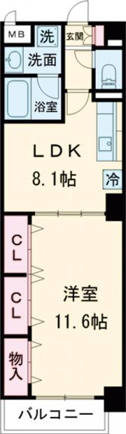 ディアコート新発田の間取り画像