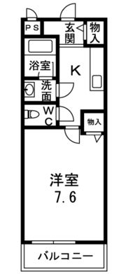 コリーヌ二色の間取り画像