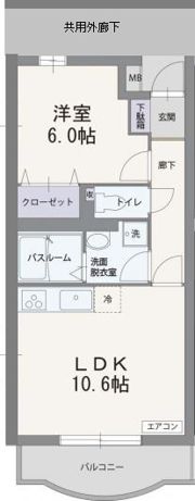 フィールドコート ステラの間取り画像