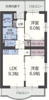 ソレアード・Sの間取り画像