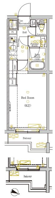 DIPS赤羽北EASTの間取り画像