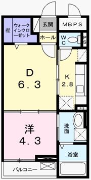 フィレール デュ トラジャⅦの間取り画像