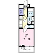 ウエストリバー 五番館の間取り画像