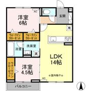 サンモンテの間取り画像