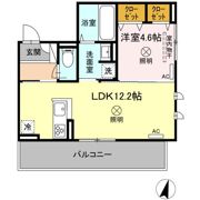 カーサ オリーバの間取り画像
