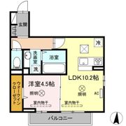 One wide 山本の間取り画像