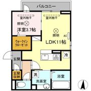 One wide 山本の間取り画像