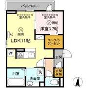 One wide 山本の間取り画像
