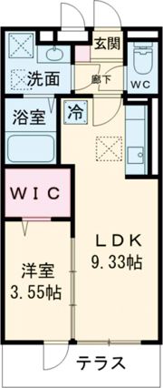 メルヴェーユの間取り画像