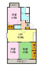 リバーパークの間取り画像