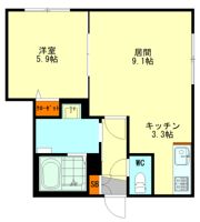 ディアコート51の間取り画像