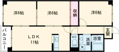 エルフィン井上の間取り画像