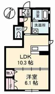 シャーメゾン チェリーの間取り画像