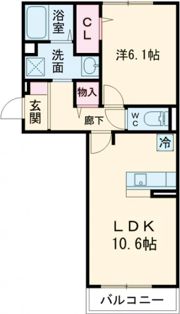 ジラソーレの間取り画像