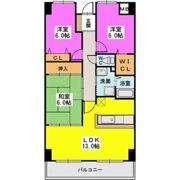 荒江グリーンハイツの間取り画像