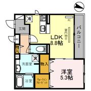 M．J tsukuda 壱番館の間取り画像