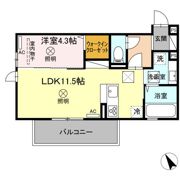 プレミスト新八代の間取り画像