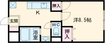杉ヶ町北ビルの間取り画像