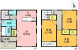 アンソレイエ松葉Aの間取り画像