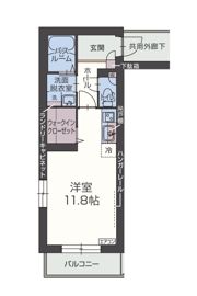 クレール伏見の間取り画像