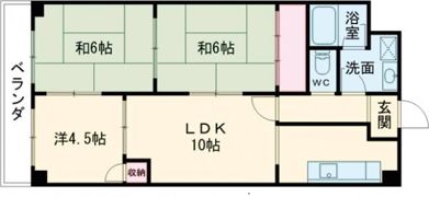 セラヴィ島之内の間取り画像