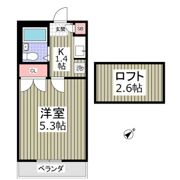 コーポ長島の間取り画像