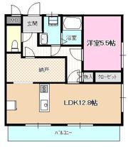 コスモハイツⅡの間取り画像