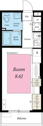 リブリ・平塚の間取り画像