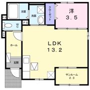 ブルーディアマンテの間取り画像