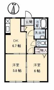ST大高 B棟の間取り画像
