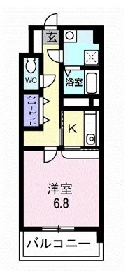 サウスヒルズの間取り画像