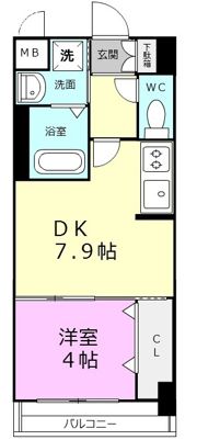 シャルマンフジ和歌山駅前の間取り画像