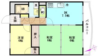 サンコーポ海田№2の間取り画像