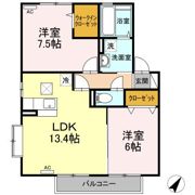 コンフォート ヴィラ 2の間取り画像