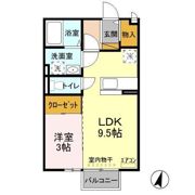 ヴィラドエルⅡの間取り画像