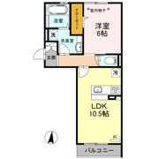 ﾛｲｼﾞｪﾝﾄﾊﾟｰｸｽ ﾚｲｸﾀｳﾝ Ⅲ Eの間取り画像