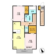 D-room押日の間取り画像